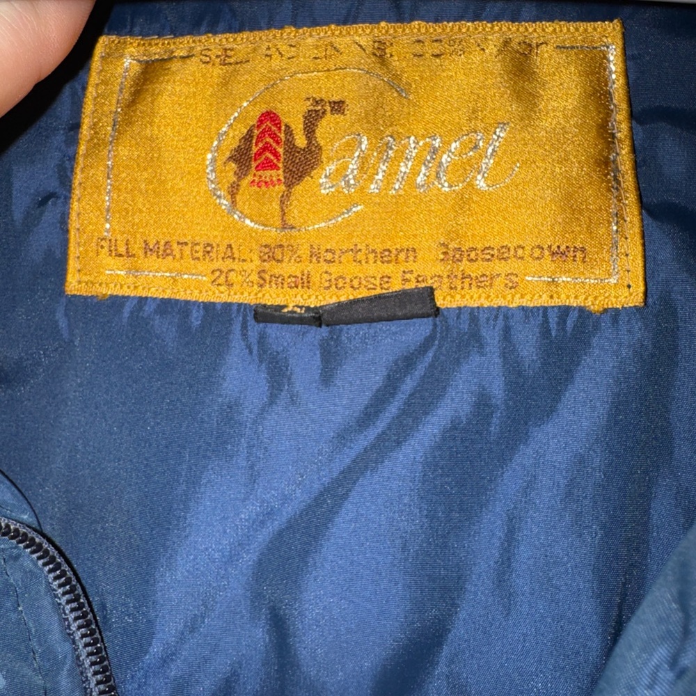 Vintage Camel Down Goose Down Jacket - Picture 3 of 6